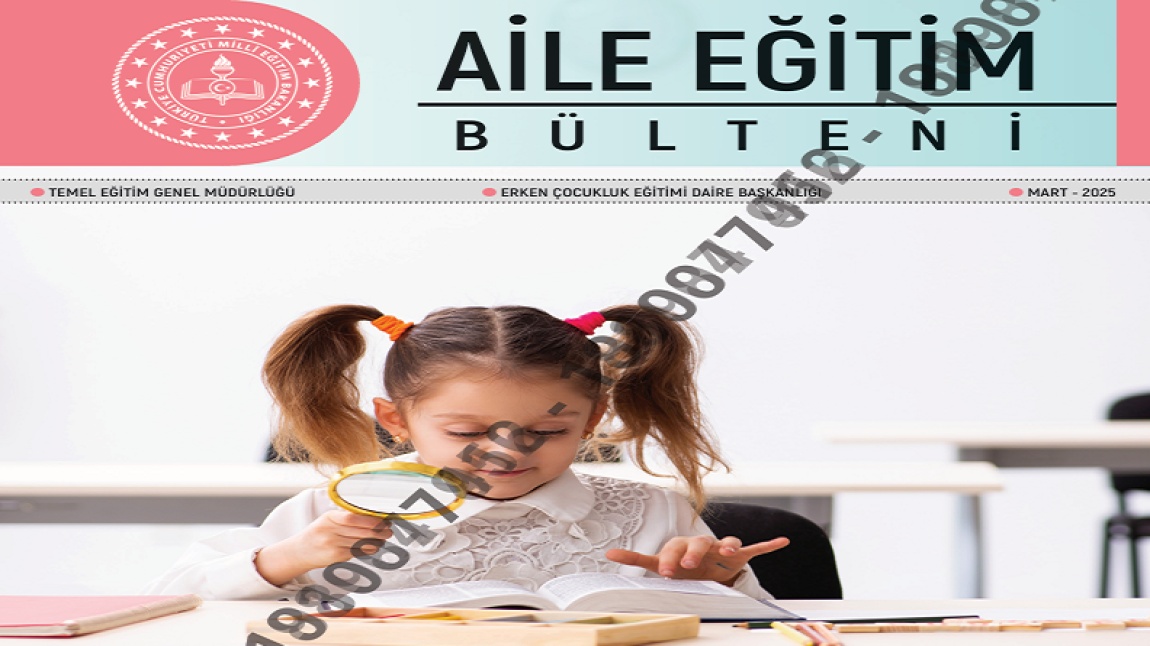 Mart Ayı Aile Eğitimi Bülteni